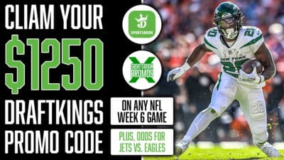 DraftKings Promo Code, Claim $1,250 Sportsbook Bonus, NFL Week 6
