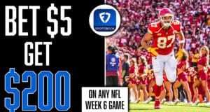 FanDuel Promo Code: Bet $5, Get $200 Instant Bonus, Chiefs vs. Broncos, NFL Week 6