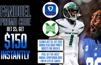 FanDuel Promo Code NFL, Claim $150 Instant Bonus, NFL Week 8, New York Jets vs. New York Giants