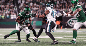NY Jets, Garrett Wilson, MetLife Stadium, Field