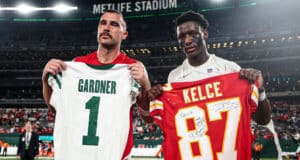 Travis Kelce, Sauce Gardner, NY Jets, Chiefs, Ratings