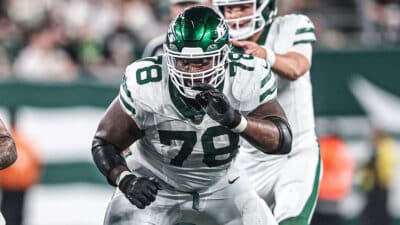 Zach Wilson, Laken Tomlinson, NY Jets