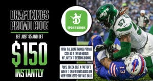 DraftKings Promo Code, Get $150 Instant Bonus, NFL Week 11, Jets-Bills Odds