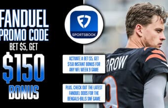 FanDuel Promo Code NFL, Get $150 Instant Bonus, NFL Week 9, Bengals-Bills