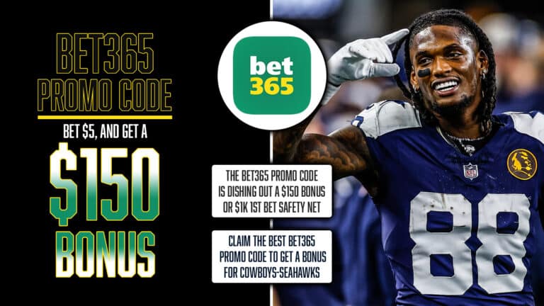 bet365 Promo Code, Get $150 Instant Bonus, NFL Week 13, Dallas Cowboys, Seattle Seahawks