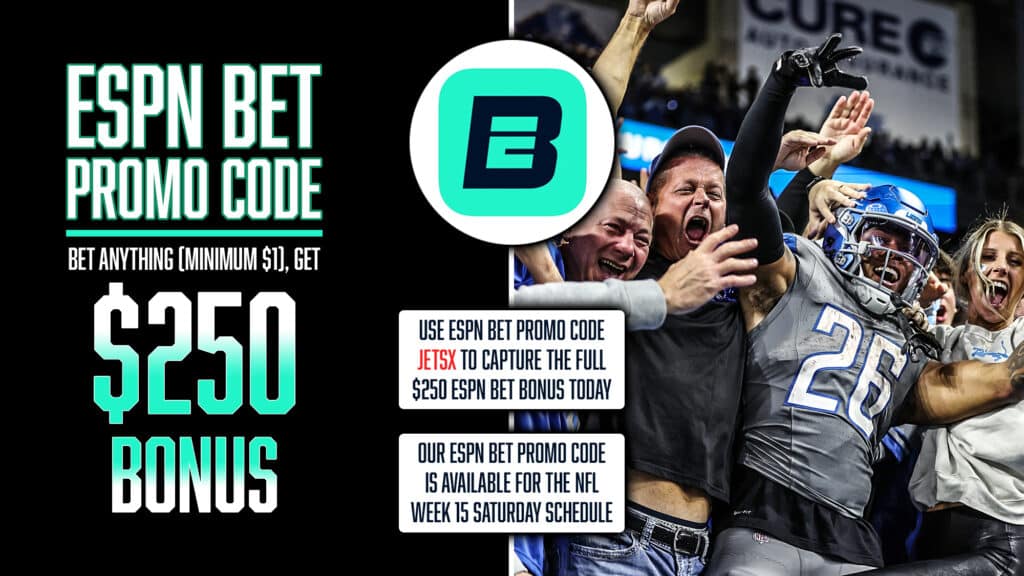 ESPN Bet Promo Code, NFL Week 15, Saturday