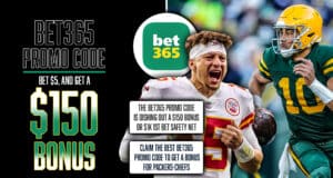 bet365 Promo Code, Get $150 Bonus, GB-KC, NFL Week 13