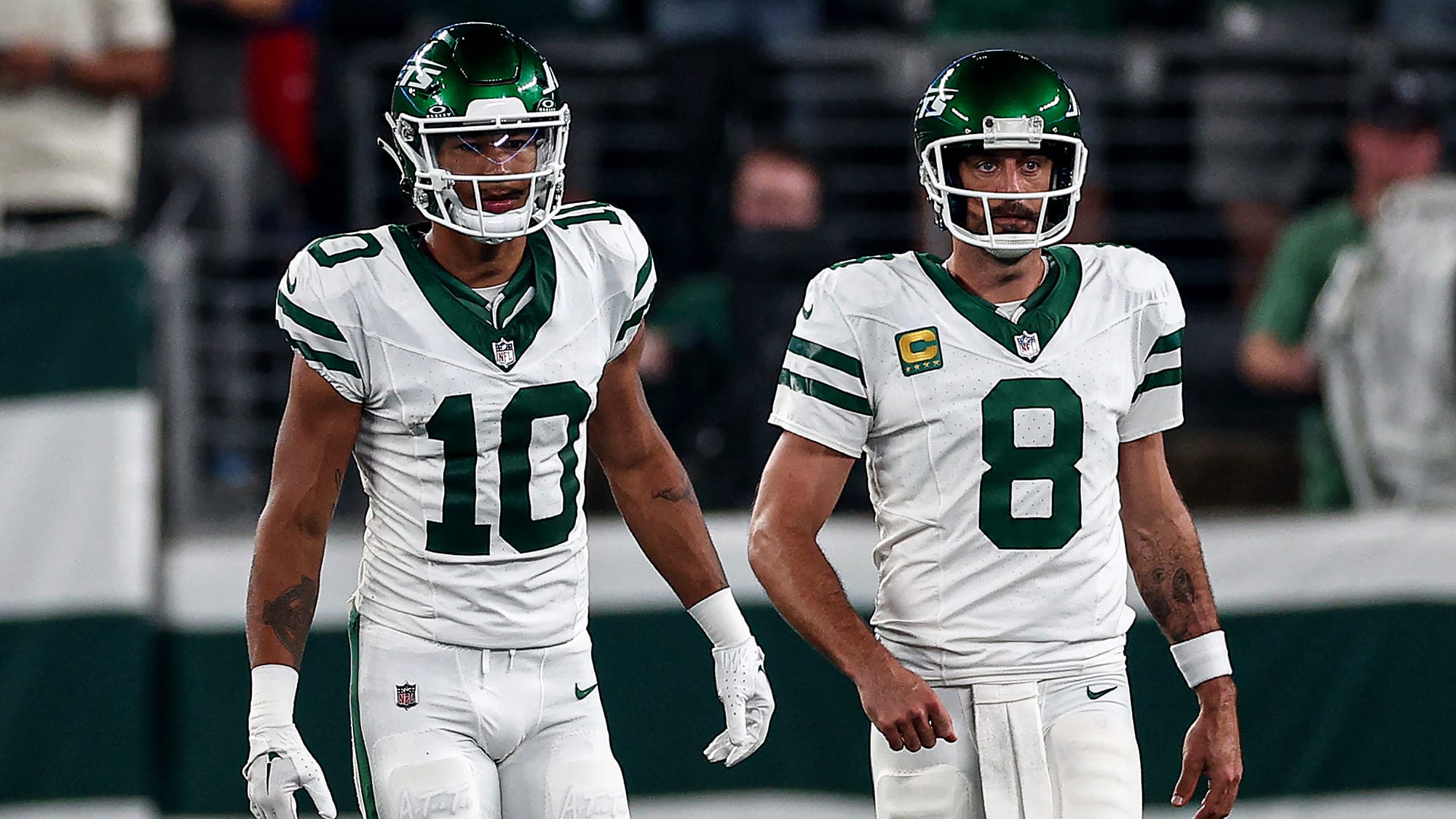 Aaron Rodgers, NY Jets, Allen Lazard, Stats, 2024