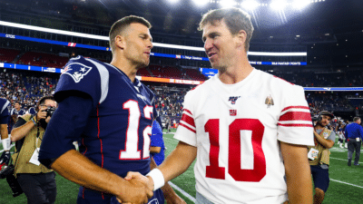 Tom Brady, Eli Manning, New England Patriots, New York Giants