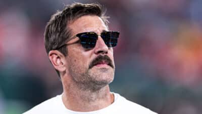 NY Jets, Aaron Rodgers, Mustache, Instagram