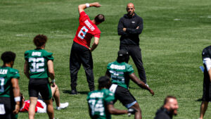 Aaron Rodgers, NY Jets, Robert Saleh, Training Camp, Practice