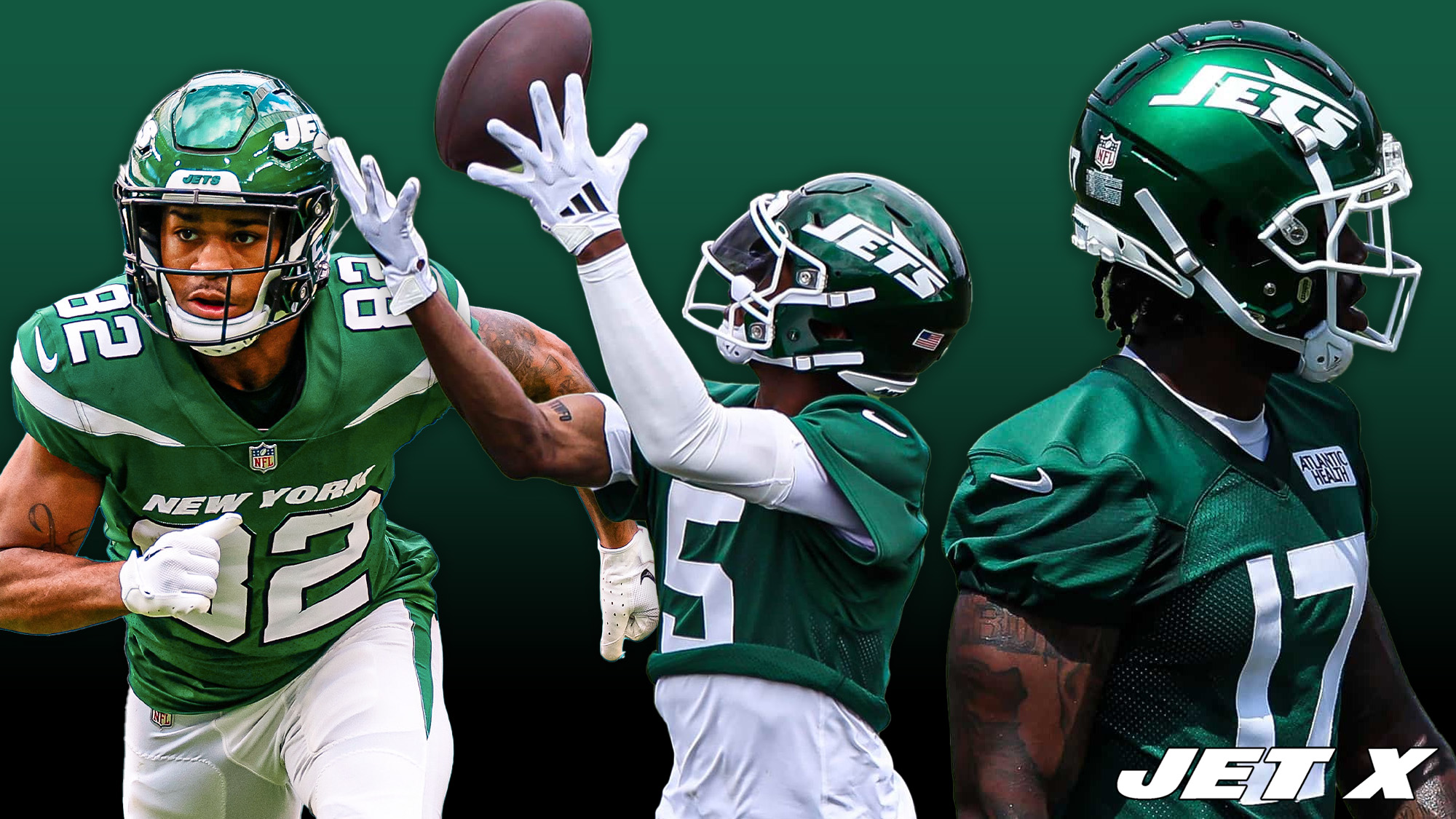 Garrett Wilson, Xavier Gipson, Malachi Corley, NY Jets, Slot WR