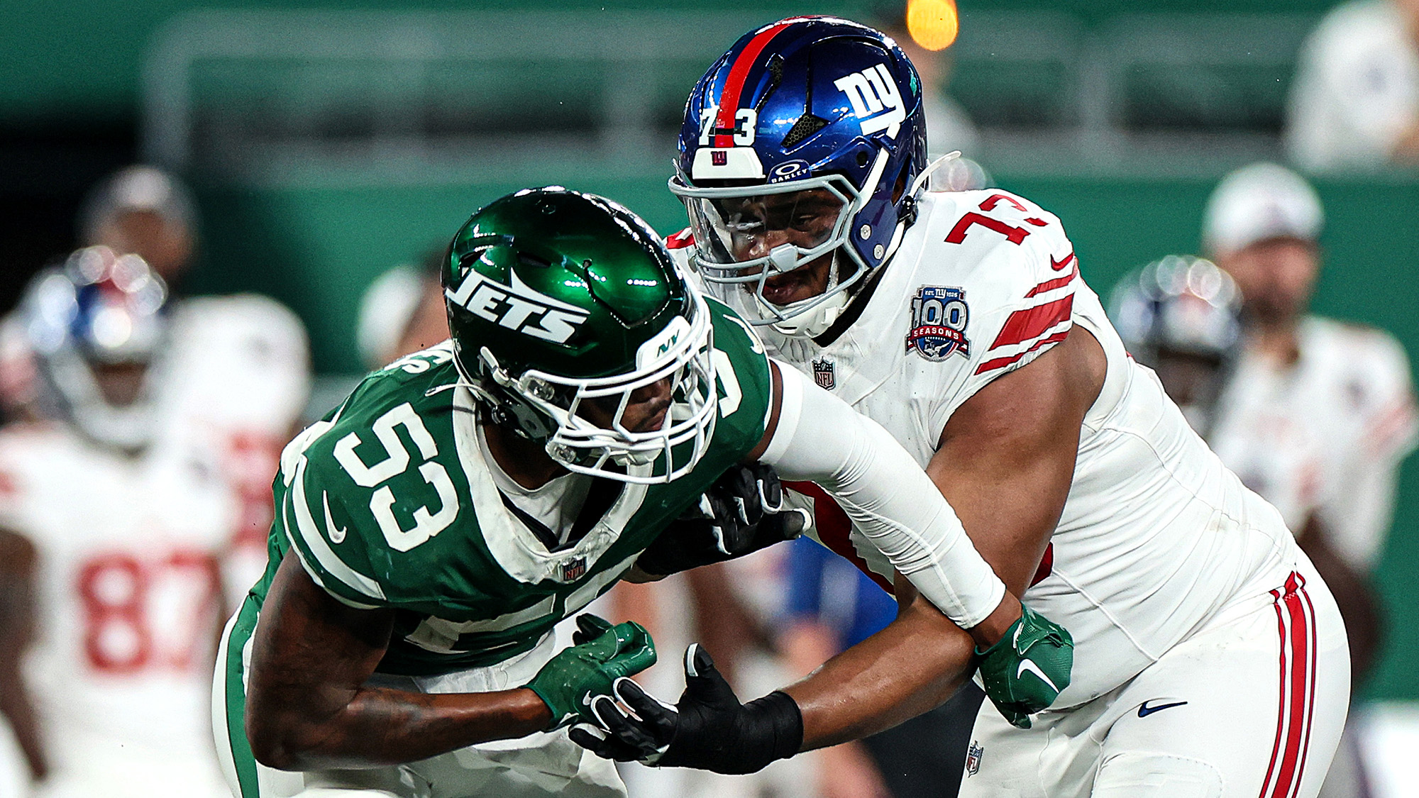 Evan Neal, NY Jets, McDonalds, Promo, Preseason