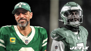 Aaron Rodgers, Haason Reddick, New York Jets