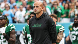 Robert Saleh, NY Jets, Titans, Win, OL, Pass Protection