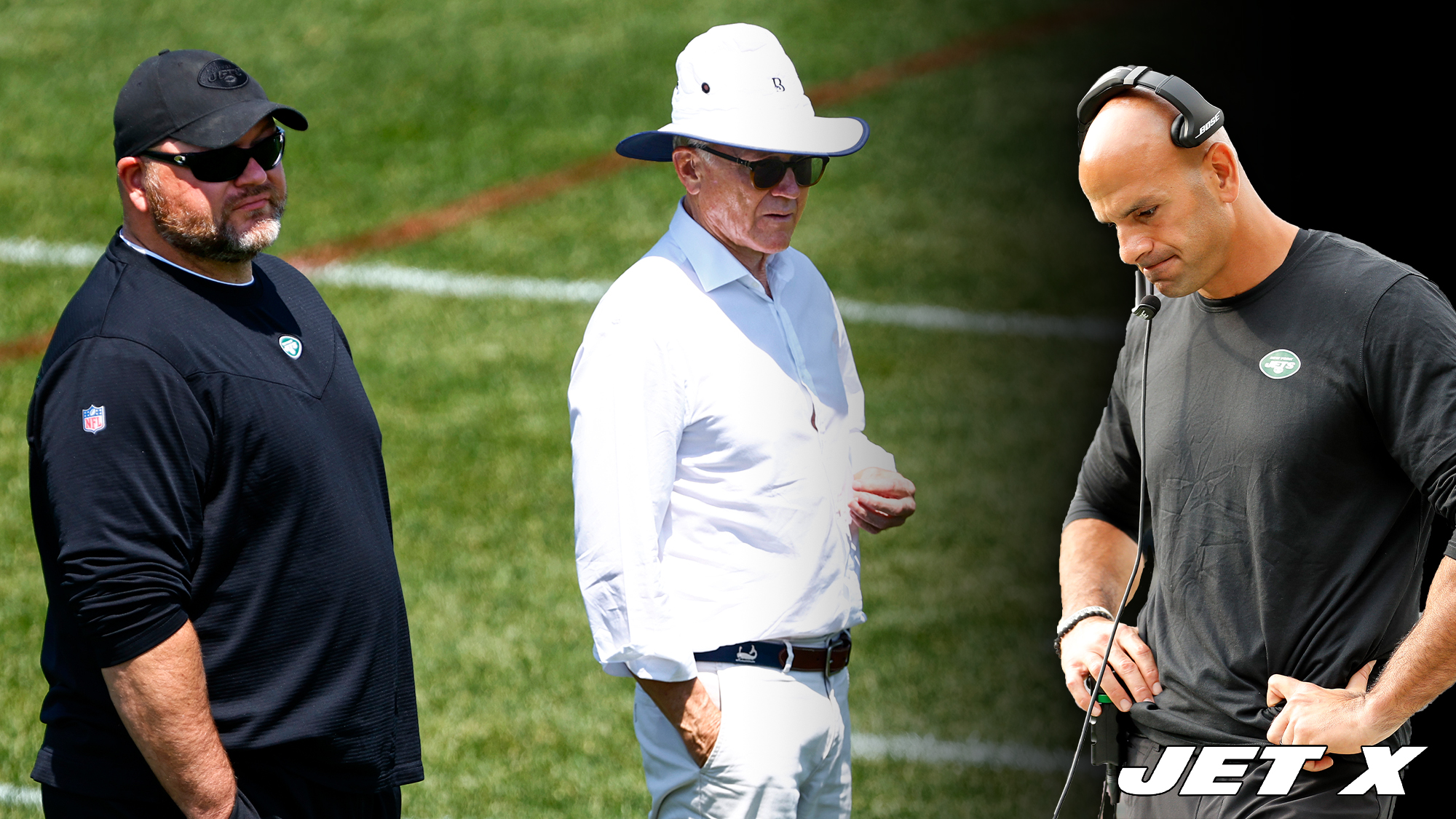 Joe Douglas, Woody Johnson, Robert Saleh, New York Jets