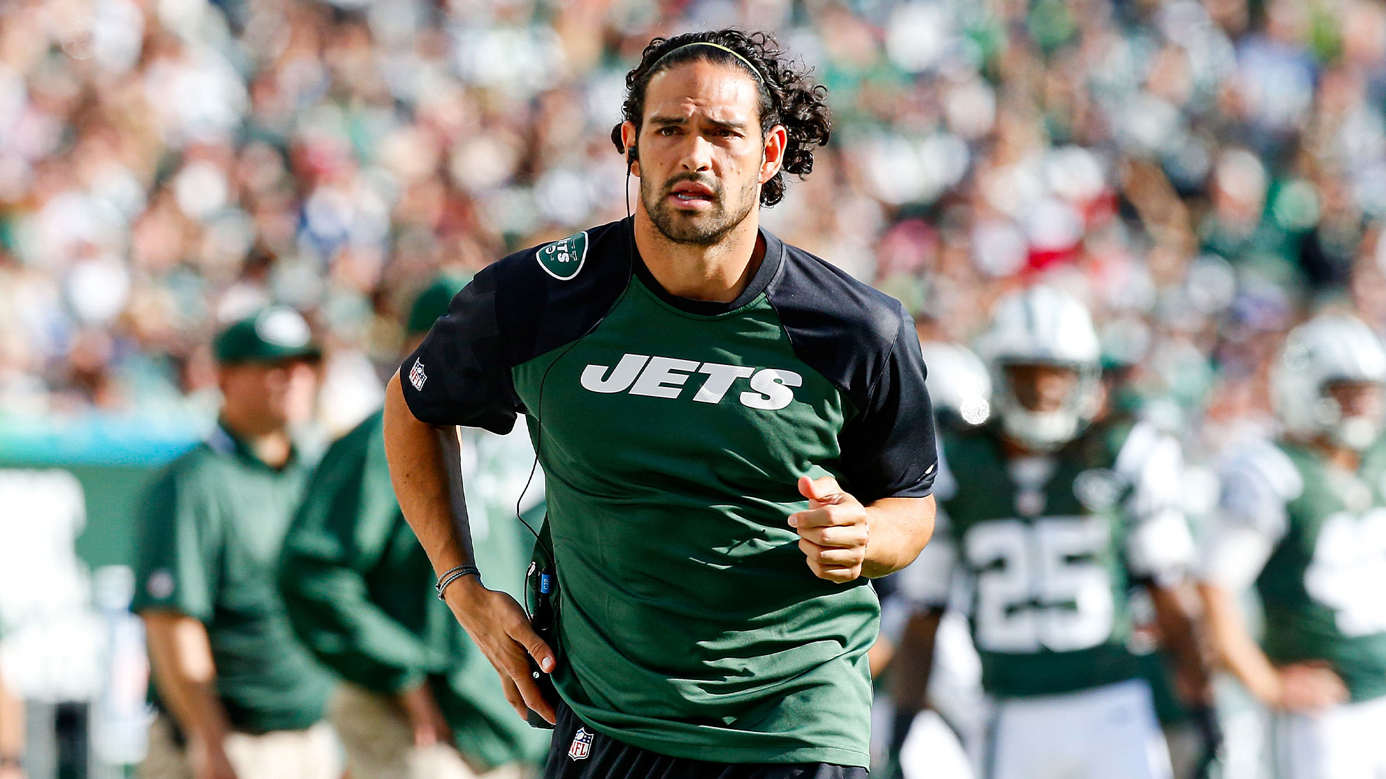 NY Jets, NFL, Mark Sanchez, QB, Announcer, Game