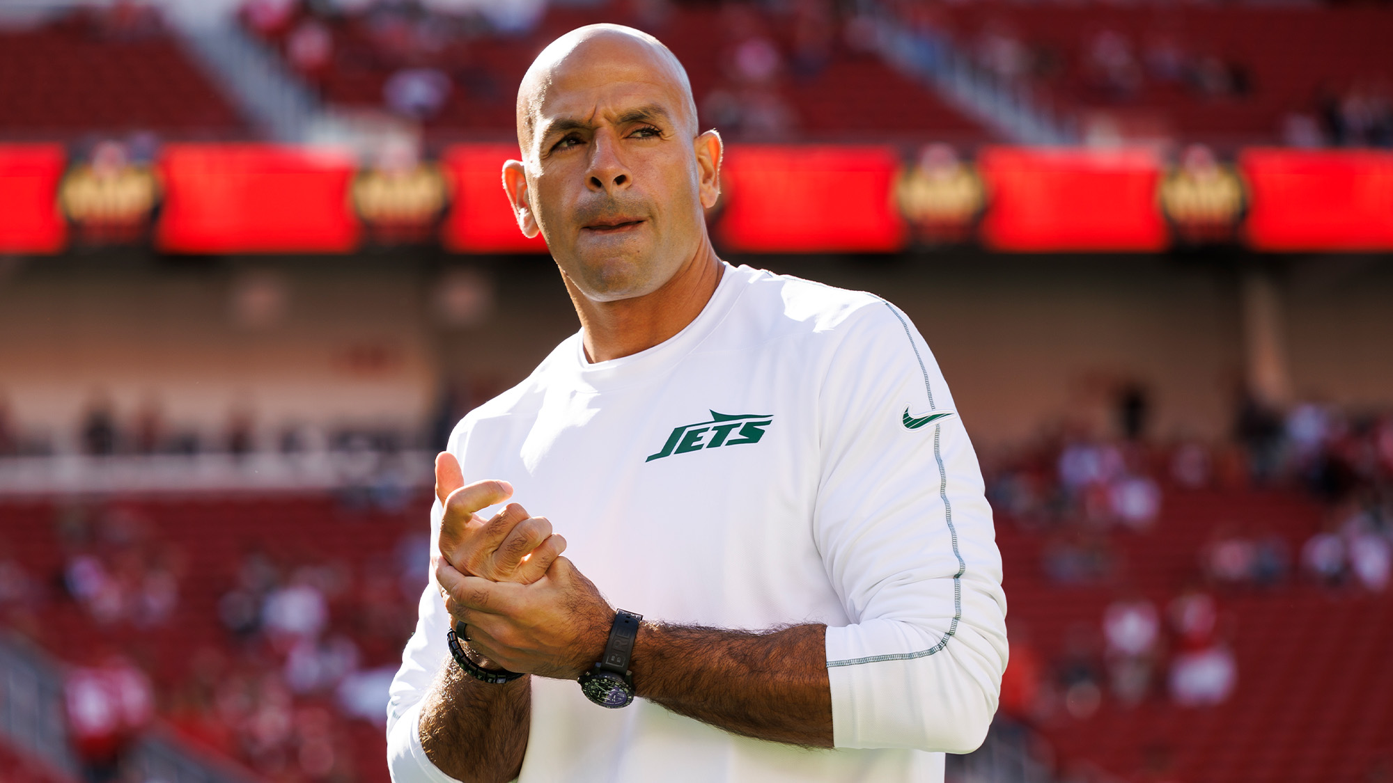 Robert Saleh, New York Jets, HC, Fired, Woody Johnson