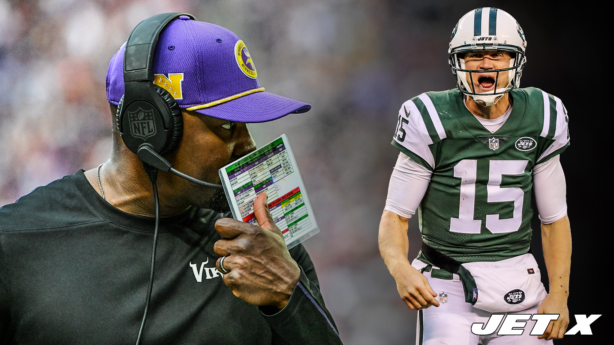 Brian Flores, Josh McCown, New York Jets