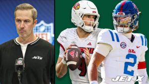 Jaxson Dart, Tyler Shough, Darren Mougey, New York Jets, NFL Draft, Mock