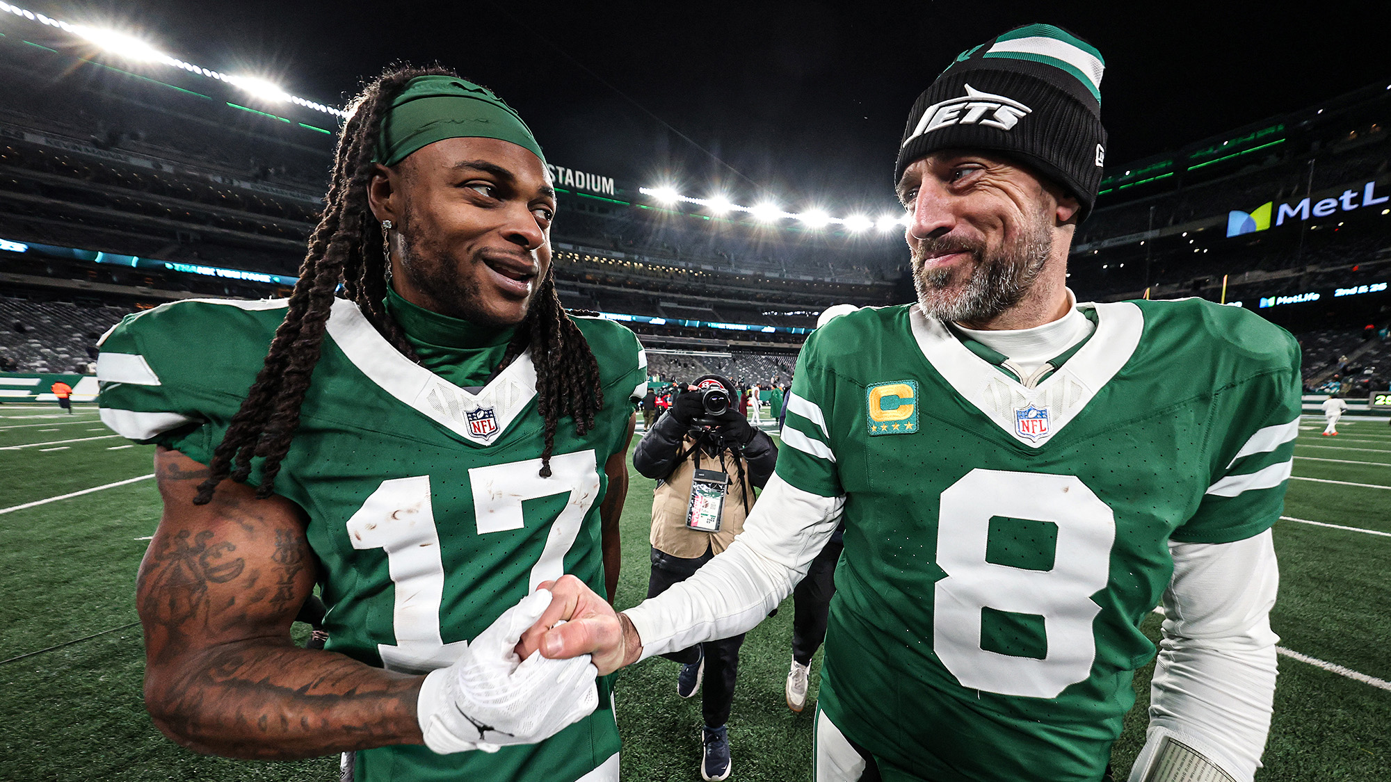 Davante Adams, Aaron Rodgers, New York Jets