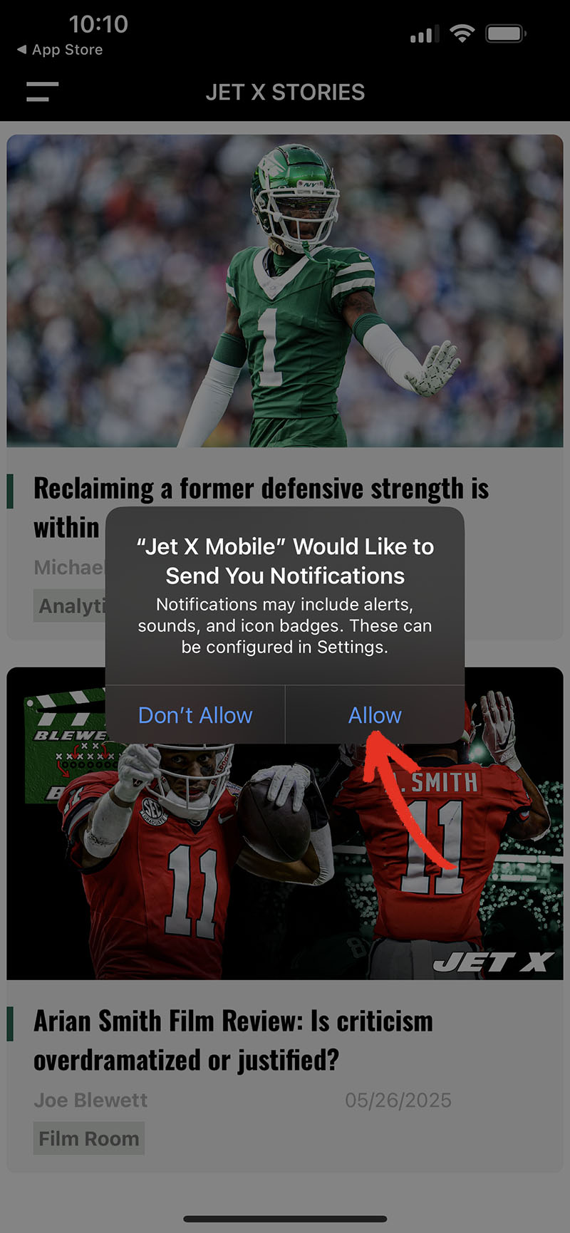 Jet X Mobile App