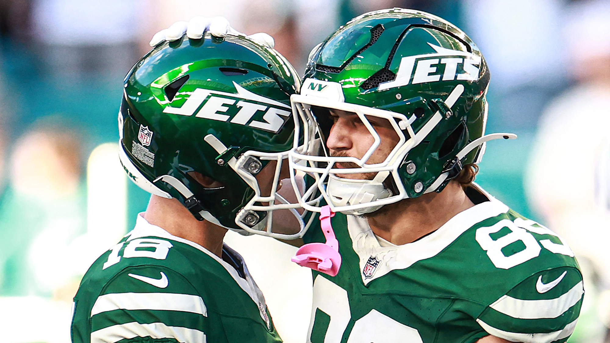 NY Jets Helmets, Uniforms