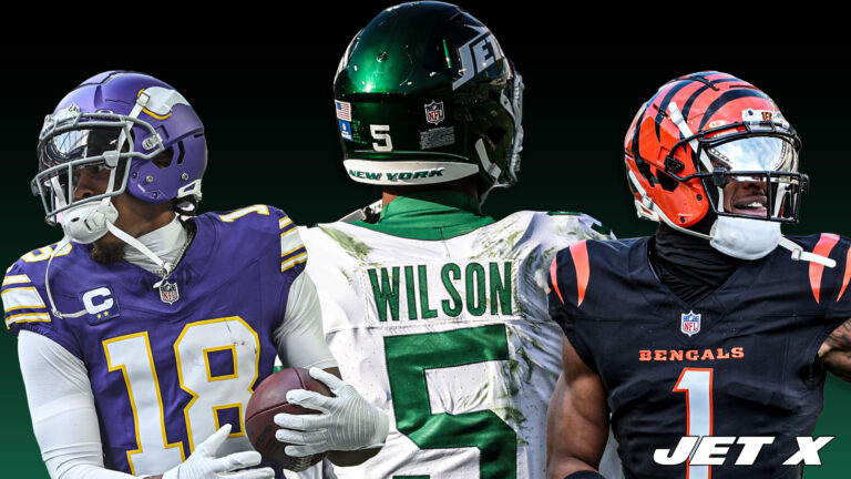 Garrett Wilson, Justin Jefferson, Ja'Marr Chase, New York Jets