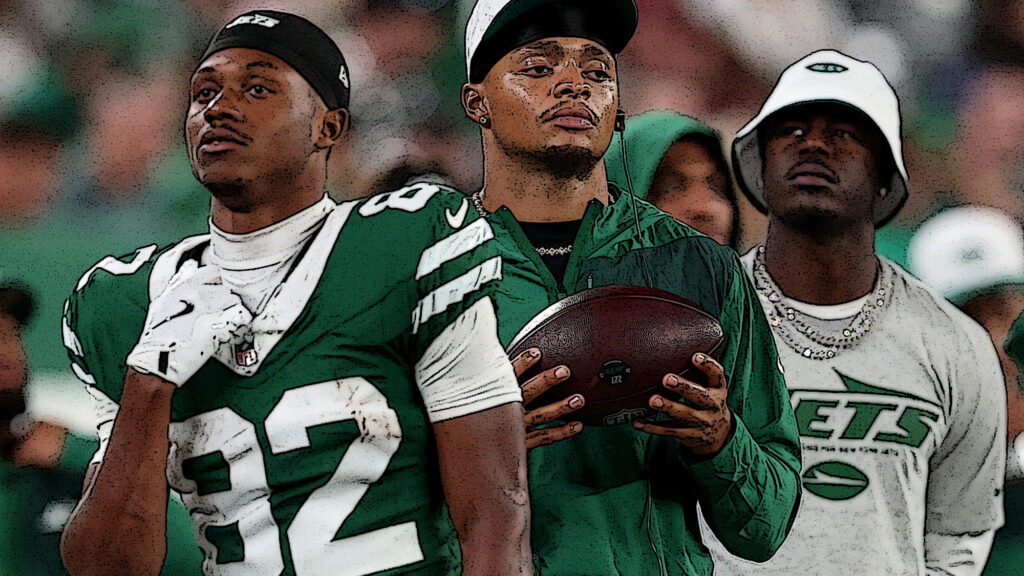 Arian Smith, Justin Fields, New York Jets