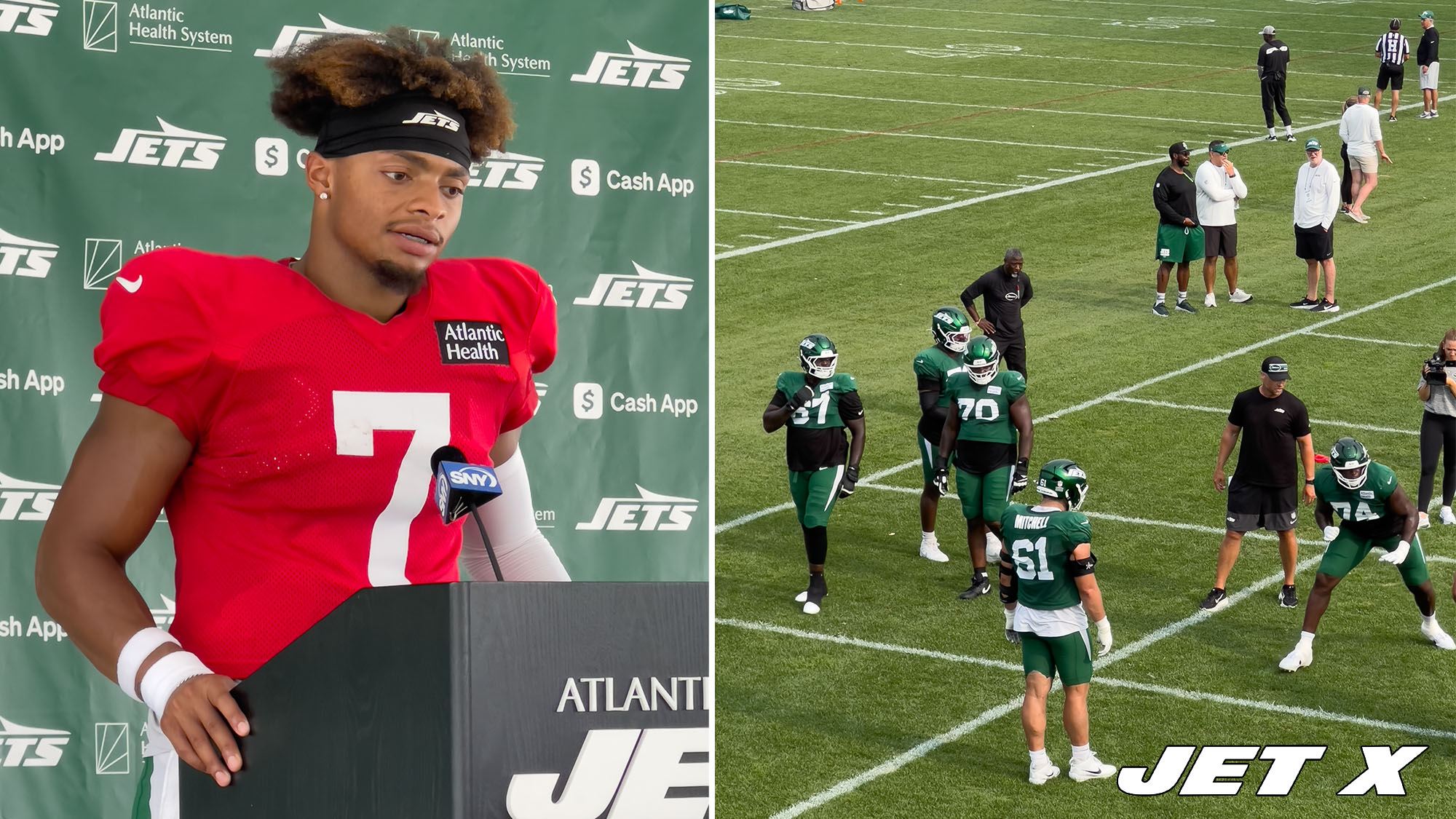 Justin Fields, Aaron Glenn, New York Jets, Training Camp