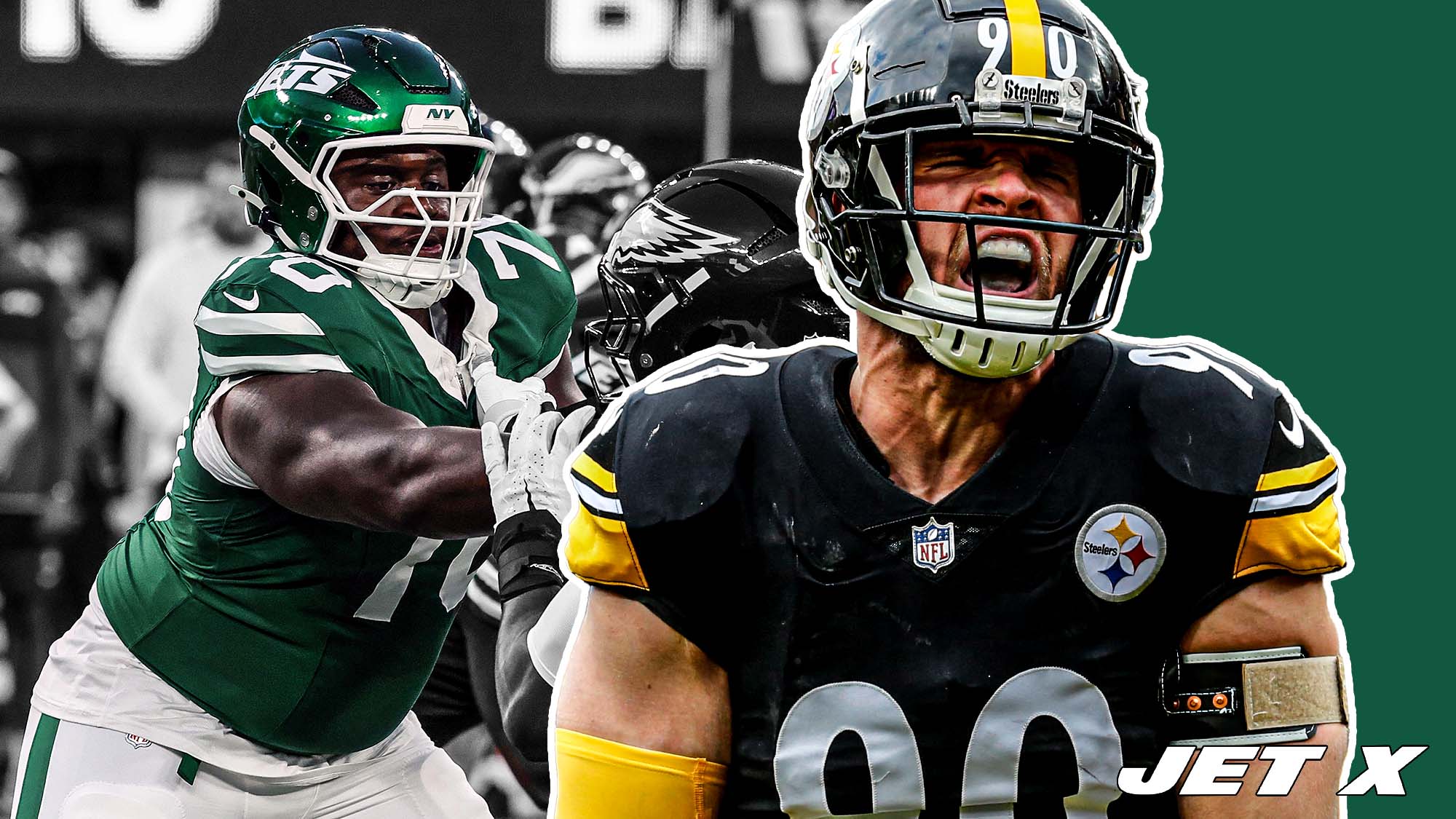 Armand Membou, New York Jets, T.J. Watt, Pittsburgh Steelers