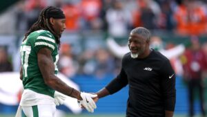 Brandon Smith, Aaron Glenn, New York Jets, Getty Images
