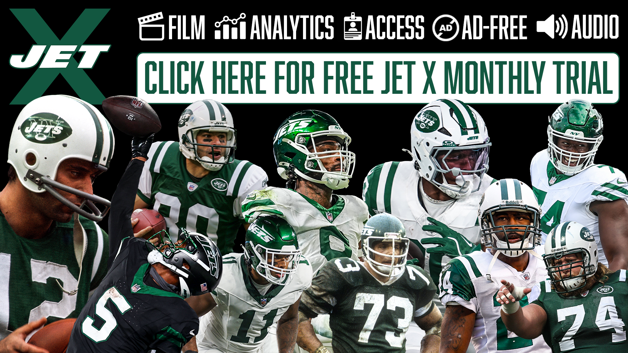Jet X Membership Options | New York Jets Film, Analytics, Simulator